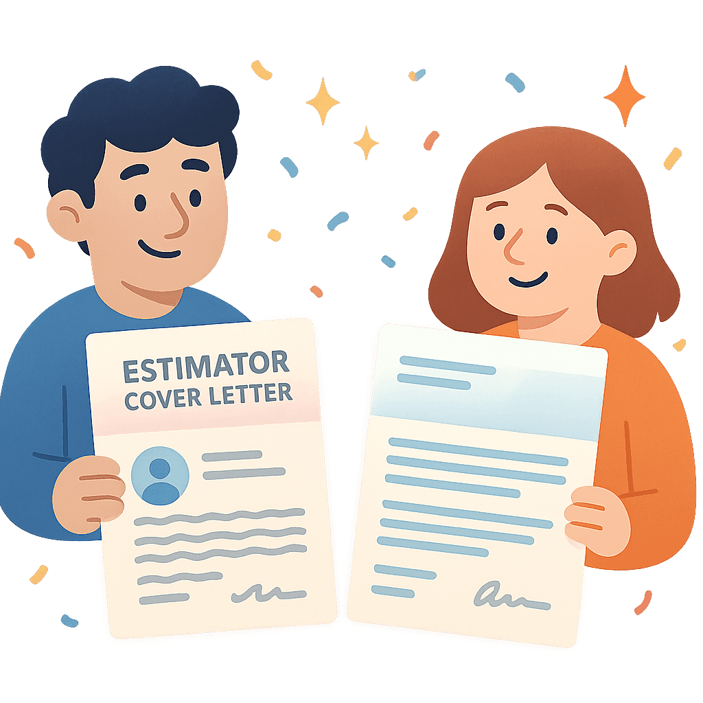Estimator Cover Letter Examples and Templates