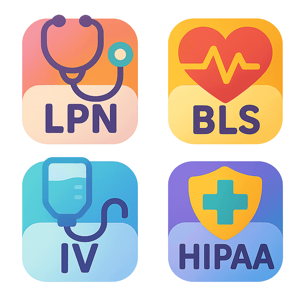 Licensed Practical Nurse Resume Certifications