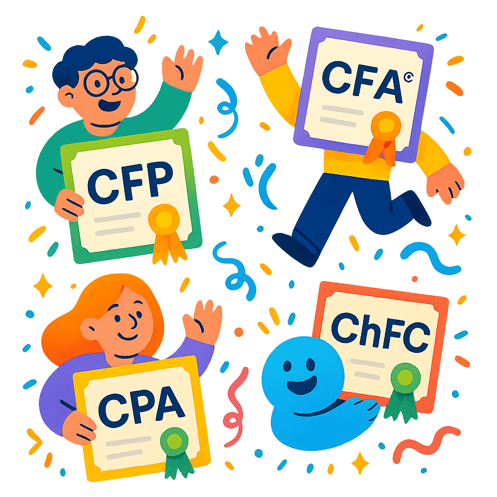 Financial Advisor Resume Certifications