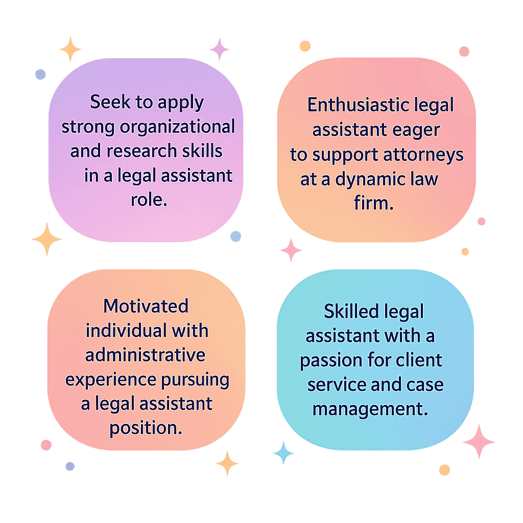 Top 10 Legal Assistant Resume Objective Examples for 2025